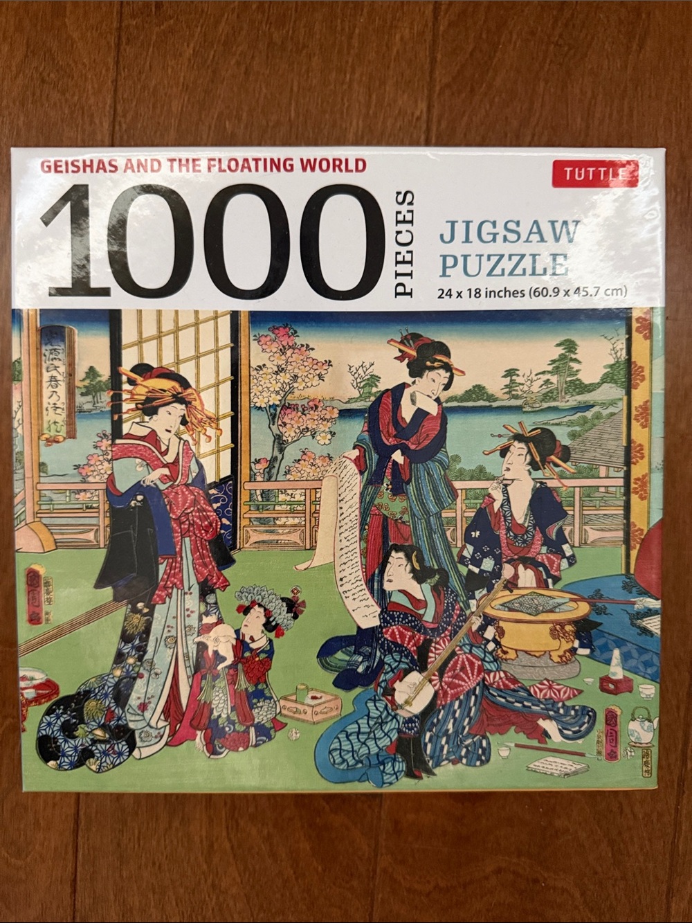 Tuttle 1000-Piece Geishas and the Floating World Jigsaw Puzzle - Multicolor